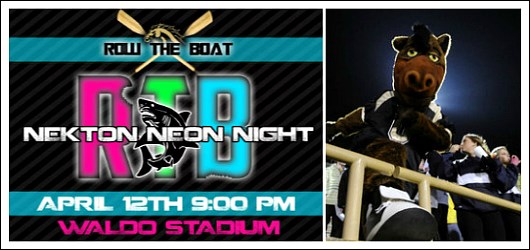 How to incorporate social media into events: Western Michigan football spring practice NEKTON Neon Night promotion
